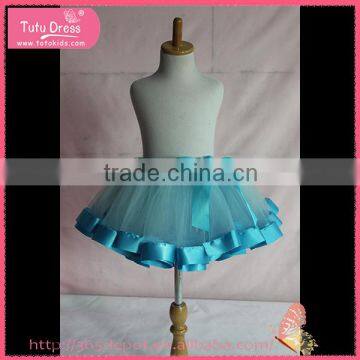 Tulle blue bubble skirt pattern, fashion girl skirts, girl skirt for 1-9 years