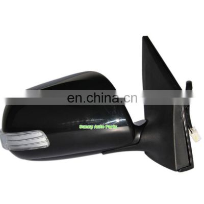 High Quality 2007 Corolla 7 Wire Foldable LED Indicator Car Side Mirror for Toyota Corolla Altis Axio 2008 2009 2010
