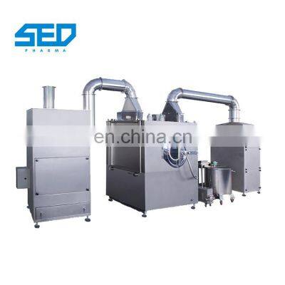 Multi-functional High Efficiency Thermal Spray Sugar Film Coating Machine for Tablet Candy Chocolate Peanut