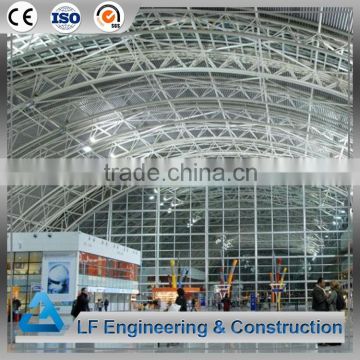 Long span lightweight steel structure airport construction