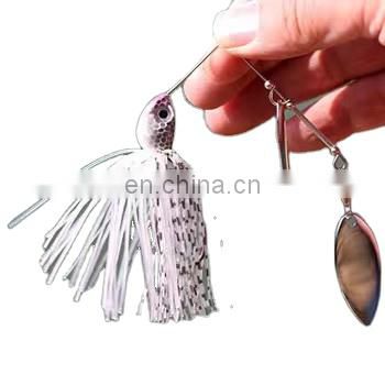 Byloo Buzz Bait Spinnerbait Hard Metal Lure Spoon Fishing Spinner Lure wholesale bulk cheapest price