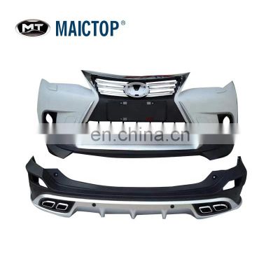 MAICTOP car accessories car body kit for RAV4 2013-2015 restyle to lx570 2018 model high quality