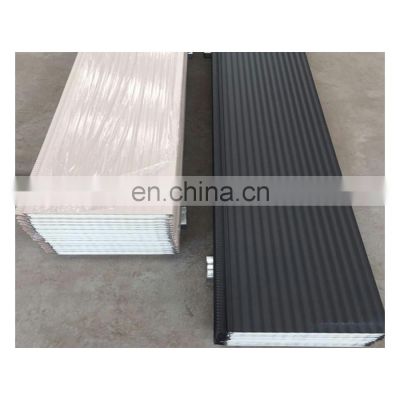 Roof panels insulated pu sandwich sandwich panel with pu edging 3d wall panels