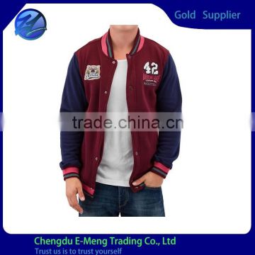 2015 New Style High Quality Zip Up Hoodie Jacket with Print