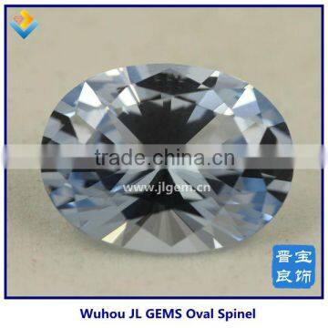 Synthetic Oval Cut Light Blue Spinel Gemstones Spinel 105#