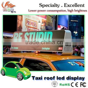 RGX P5 3G and GPS LED top light box/taxi roof advertising display