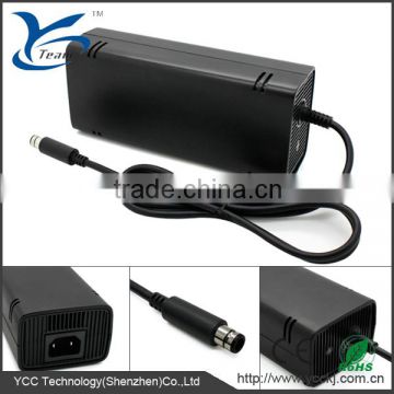 direct factory price ! video game accssory for xbox 360 E power supply ac adapter UK/EU/AU/US standard availbale china supplier