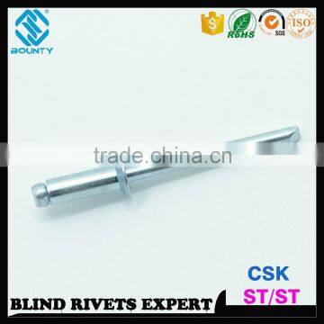 ISO 15980 STEEL RIVET BODY STEEL MANDREL CSK ST/ST RIVETS