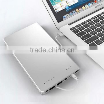 2016 cheap price universal custom Dual USB portable power bank for netbook with high capacity mobile battery charger
