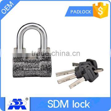 Russia market plastic painting heavy duty steel padlock