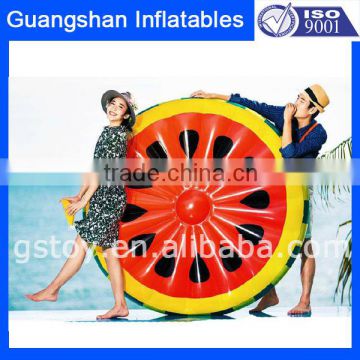 Round Island inflatable floating watermelon lounge