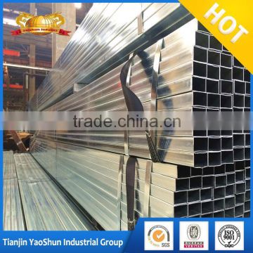 thick wall 25*50mm pre galvanized square & rectangular steel pipe