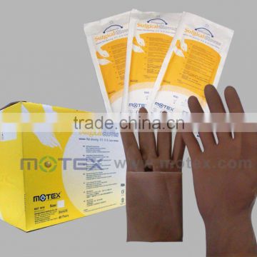 Motex Long and Thick Orthopaedic Powder Free Orthopaedic Surgical Gloves with CE and FDA certificate