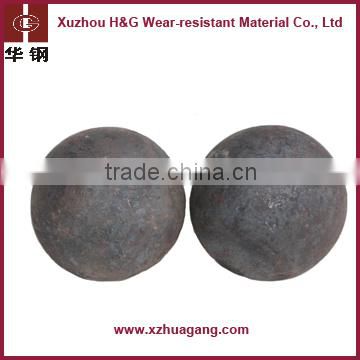 medium chrome low wear rate cast chrome alloyed ball with HRC48-50