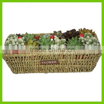 fashion and hot selling sea grass woven storage basket flower basket