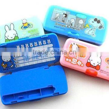 mini plastic pencil case HT8210