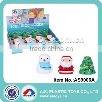 Children mini plastic Christmas gift kaleidoscope