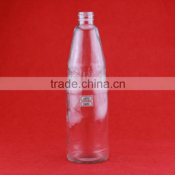 Popular Vit glass bottle 1L water bottle 1L liquor bottle