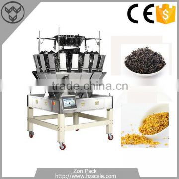 10g-2000g 20 Heads Tea Multihead Weigher Fruit Tea Weighing Scale
