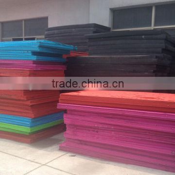 High elasticity colorful eva foam sheet/eva foam