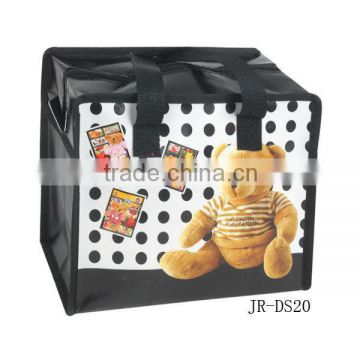 JIRONG PP Non Woven Customized Print Women Handbags Cosmetic Bag Gift Lunch Bag DS20