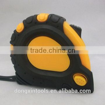 High quality different size measure tape and three locks steel measuring tape