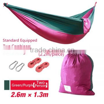 Two Person Parachute Cloth Hammock Standard Equipped