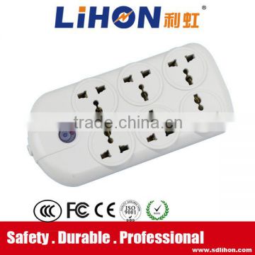 6 gang Support AC250V 10-16A Professional Power Strip