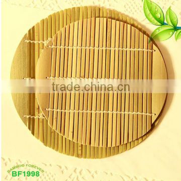Nature 20cm Green Bamboo Round Sushi Mat