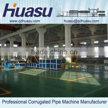 Plastic PE Carbon Spiral Pipe Extrusion Line Machinery
