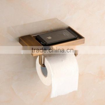 Popular Home hotel toilet tissue paper rack bronze retro tissue box