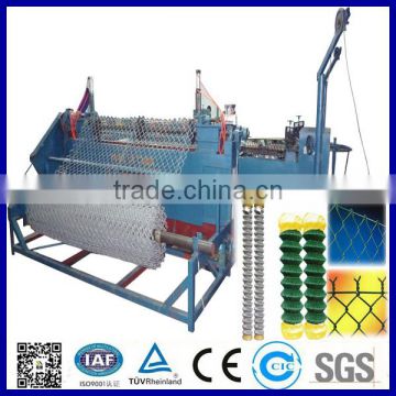 Fully-automatic chain link fence machine