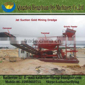 Factory Price Good Quality Gold Suction Dredge Boat for Sale