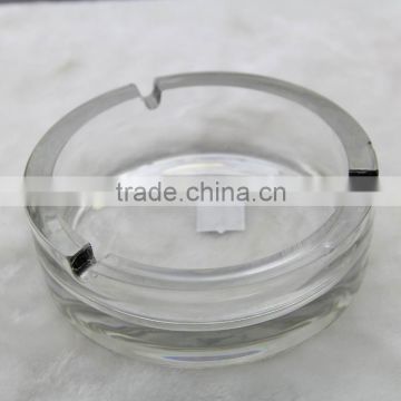 glass ashtray, 13cm round glass ashtray,round clear glass ashtray
