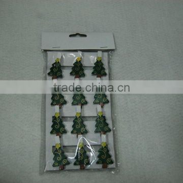 Christmas wooden peg decoration JA02-11318
