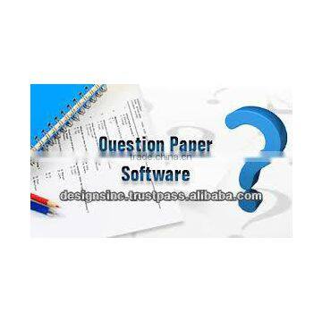 Question Paper Generator Software