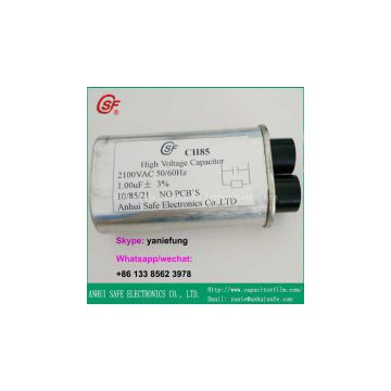 HV Capacitor 2100VAC 0.9UF Microwave Capacitor