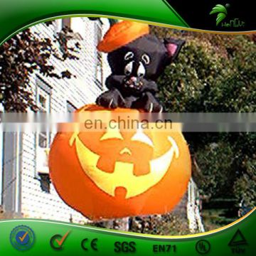 new products inflatable halloween decorations 2015 pumpkin with led light for halloween decorations