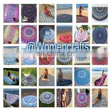 100% cotton Indian Mandala Turkish round beach towel/Indian Round Beach Towel Tapestry /Home Decor Mandala Tapestry/bed sheet