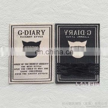 Factory wholesale high quality customized woven labels for clothing