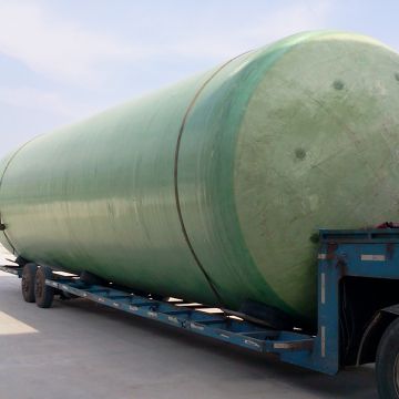 Fiberglass Chemical Storage Tanks Durable And High Strength Wastewater Treatment Buried