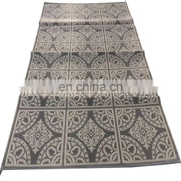 Outdoor patio furniture recycled plastic pp rugs plastic mat