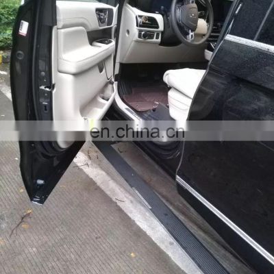 car stainless steel slide step car body parts car side step automatic for 16+ Lincoln Navigator