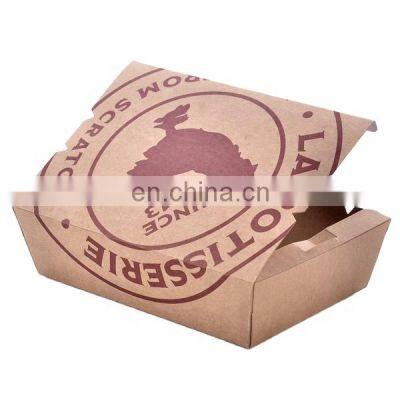 Packaging lunch boxes Takeaway disposable cardboard insulated food containers
