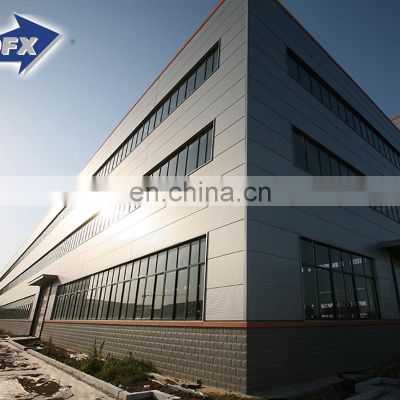 China pre-fabricated security ready made H shape beam steel structure warehouse building