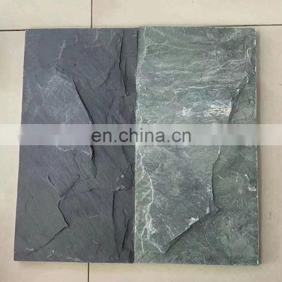 Wholesale high quality green sandstone mushroom surface slate for exterior wall cladding