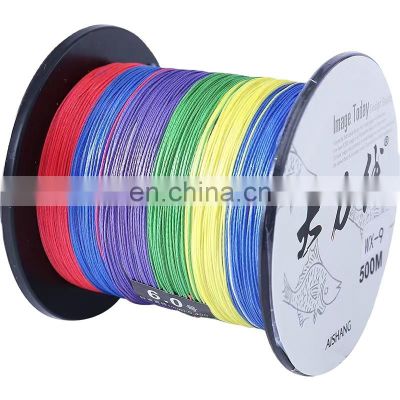 carbon fishing line Authentic Multicolored fishing line Professional long throw pe line 100 meters long, full range