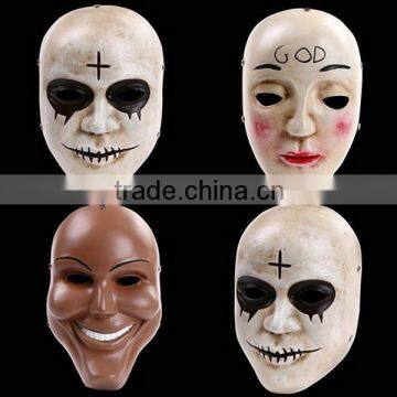 The Purge Halloween Mask Resin / James Sandin God Mask /Smiling face mask/cross mask