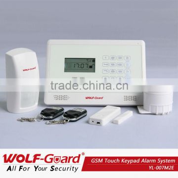 2013 GSM home alarm security with touch keypad YL-007M2E Sistemas de alarma GSM