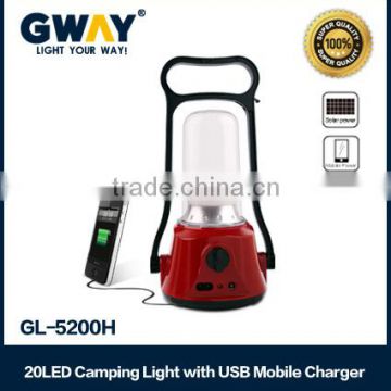 LED Camping lantern with USB mobile charger , 300lm10w